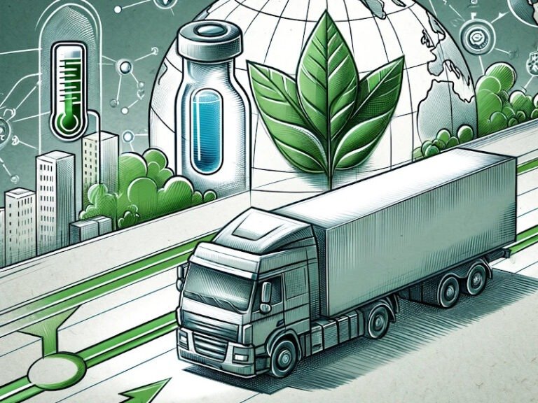 Green logistics for temperature-sensitive drugs