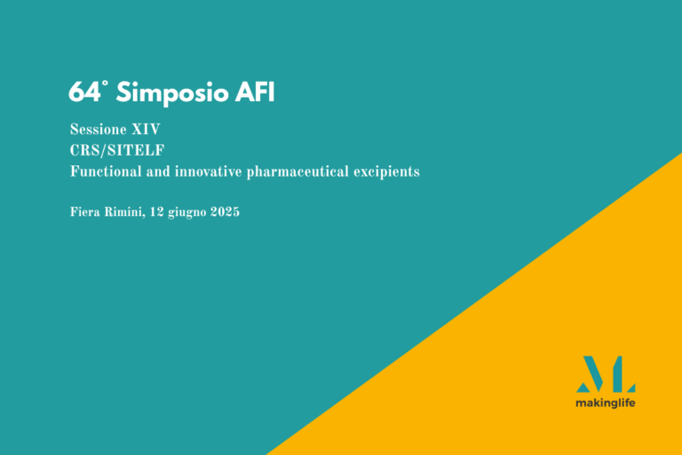 Gli eccipienti, protagonisti dell’innovazione terapeutica